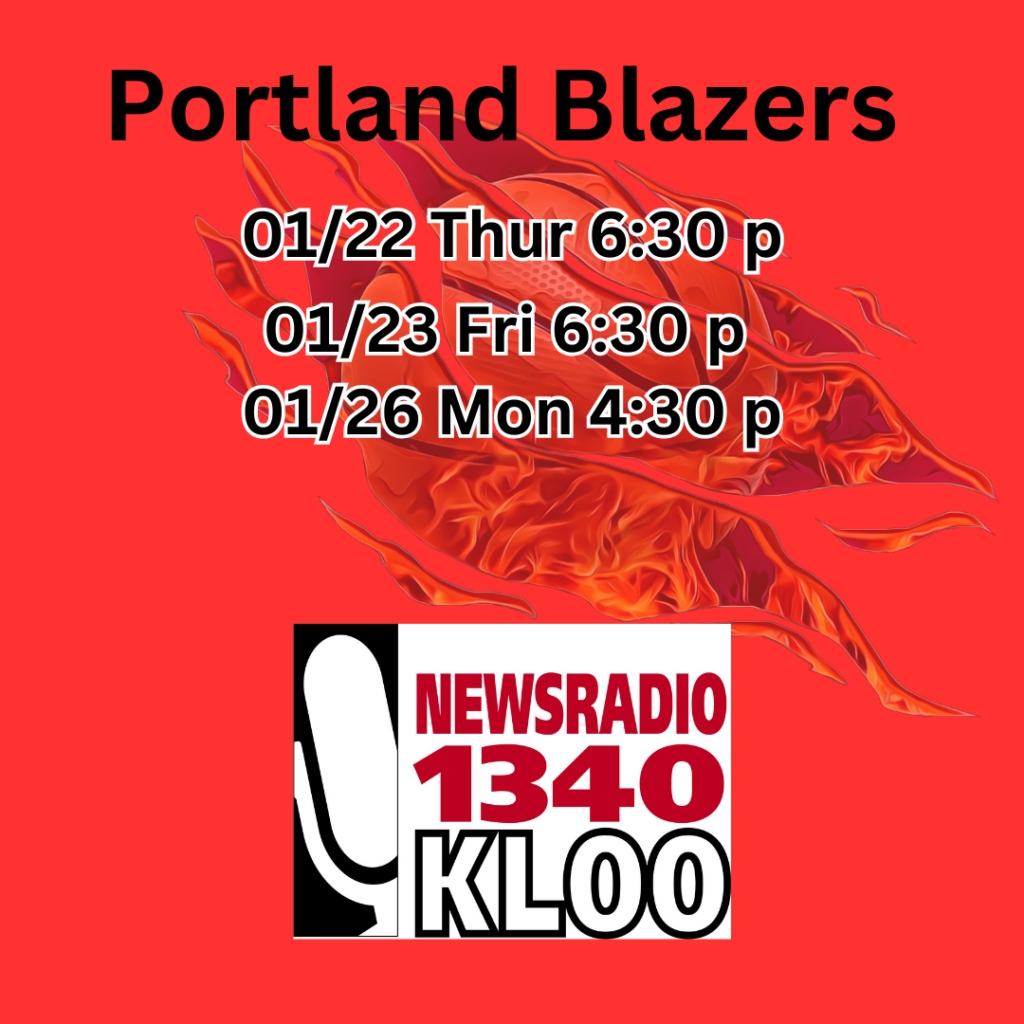 Portland Trailblazers 01.22 thru 01.26